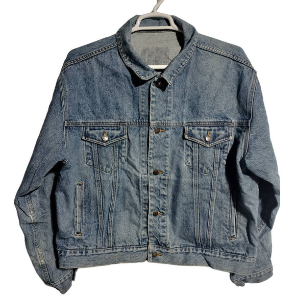 The Gap USA vintage Y2K blue jean jacket coat men XXL-XXXL - Picture 3 of 7